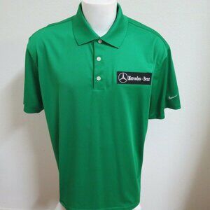 Sz M-L MERCEDES Nike Dri-Fit Men’s db #64A Golf Polo Shirt